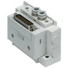 SMC solenoid valve 4 & 5 Port SS5Y7-10/11, 7000 Series Manifold, D-sub Connector, Flat Ribbon Cable, PC Wiring System (IP40)